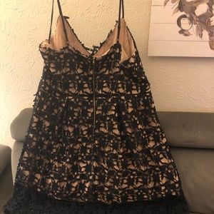 so fancy crochet fit & flare dress